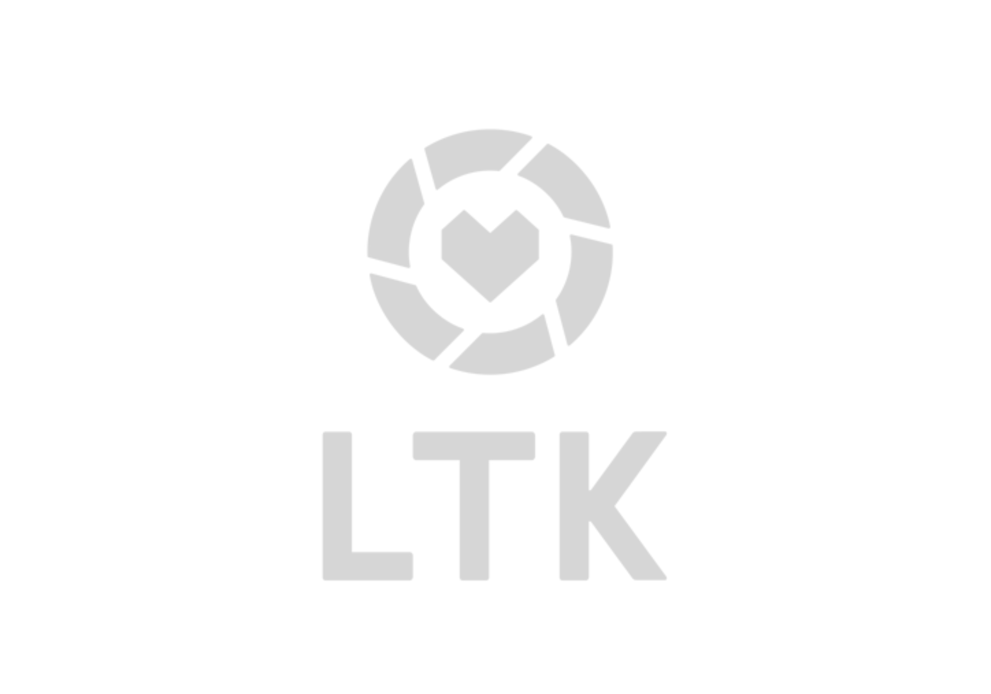 LTK logo in gray — LiketoKnow.it shopping and affiliate platform brand image used for Glow by Lisa Walter partnerships.
